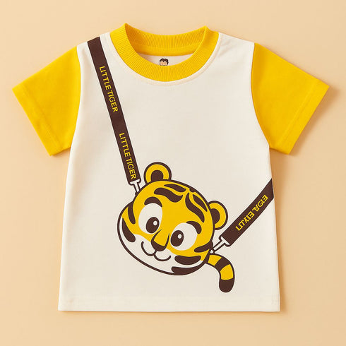 Brave Tiger Cotton T-Shirt