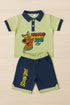 Scooby Dooby Panelled Polo Short Set