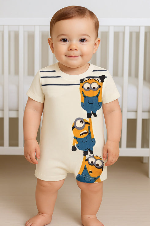 Minion Mayhem Buttoned Romper