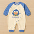 Coral Fleece Padded Sleepsuit (Blue)