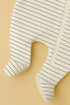 Bare Stripes Fleece Footed Sleepsuit