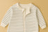 Bare Stripes Fleece Footed Sleepsuit