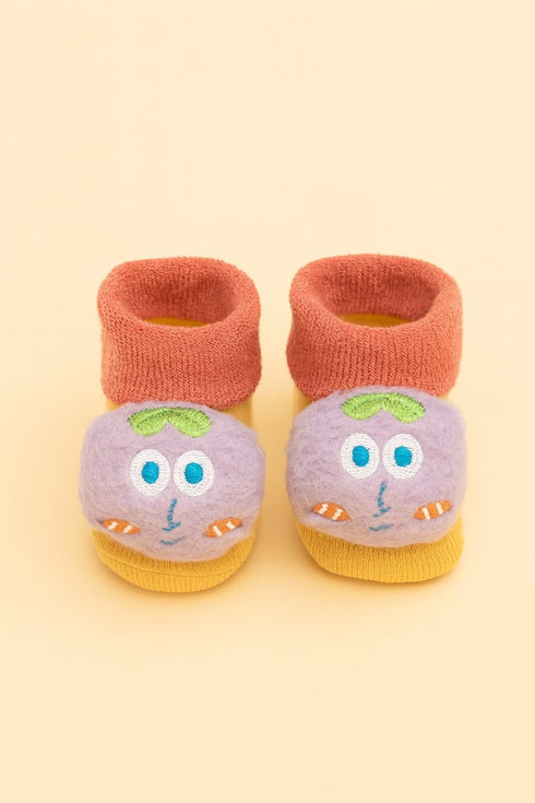 Cheerful Berry Baby Booties