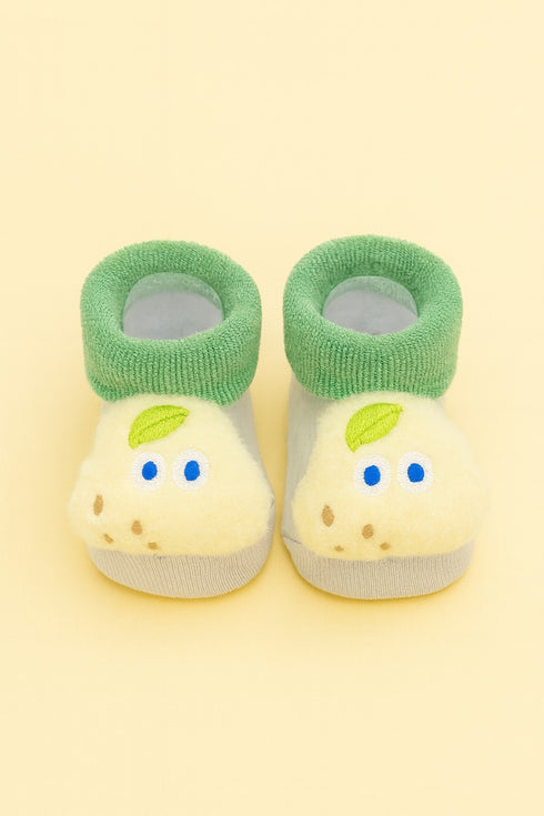 Mini Pear Baby Booties