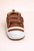Brown & White Baby Sneakers