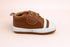 Brown & White Baby Sneakers