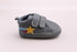 Yellow Star Twinkle Grey Velcro Baby Sneakers