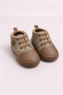 Sand & Brown Toddler Velcro Baby Sneakers