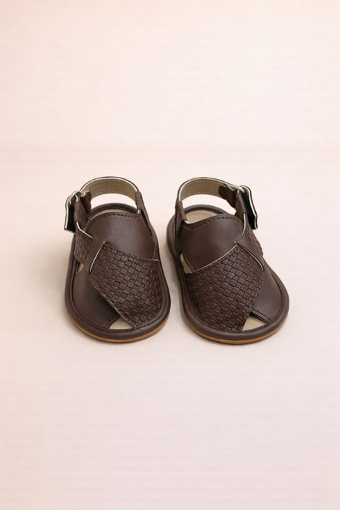 Peshawari Sandal (Dark Brown)