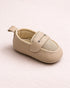 Beige Luxe Dot Slip-Ons Sneakers