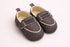 Chocolate Brown Luxe Dot Slip-Ons Sneakers