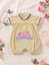 Beautiful Girl Polo Collar Romper