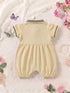 Beautiful Girl Polo Collar Romper