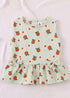 Pastel Fruit Bow Detail Frock Set