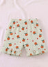 Pastel Fruit Bow Detail Frock Set
