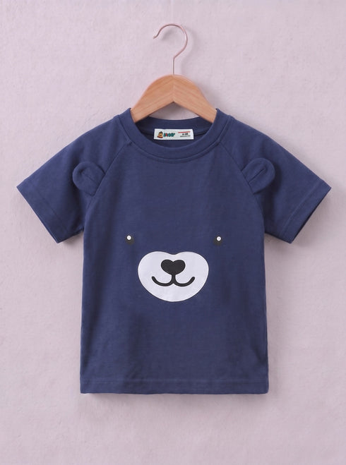 Playful Bear Raglan Interlock Short Set