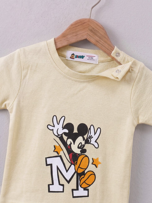 Mickey Mouse Interlock Short Set