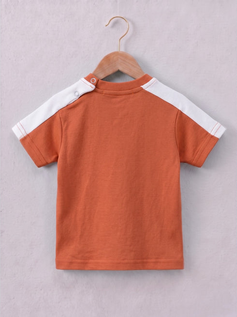 Little Athlete Panelled Interlock Short Set