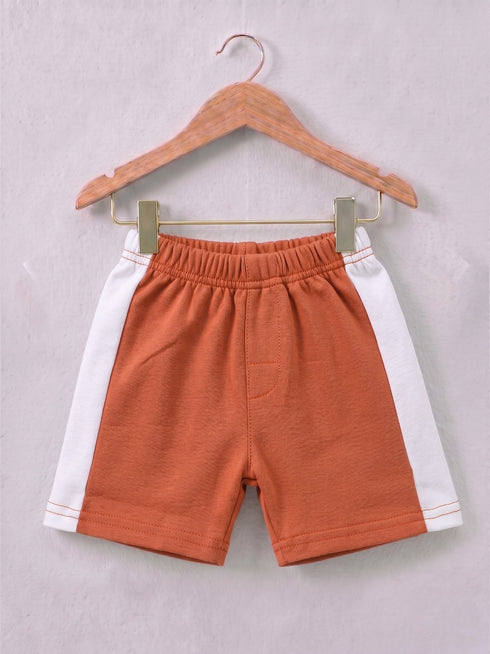 Little Athlete Panelled Interlock Short Set