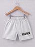 Snoopy & Charlie Brown Interlock Short Set