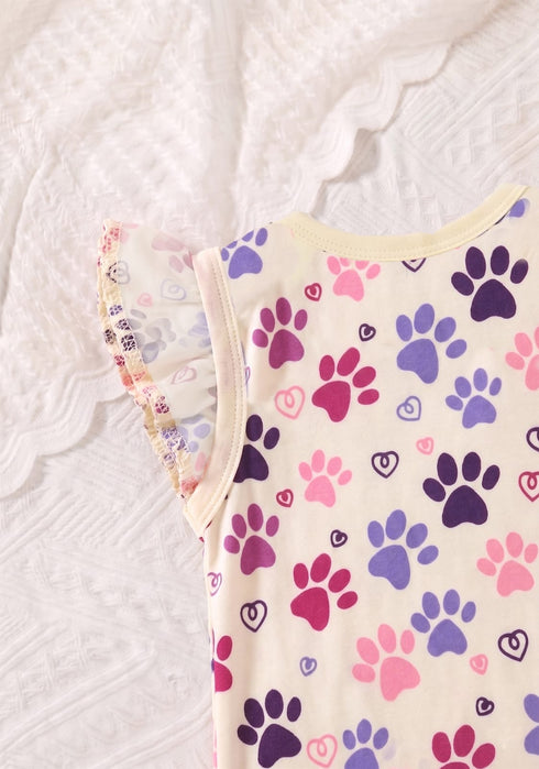 Love Paws Magic Front Open Frill Romper