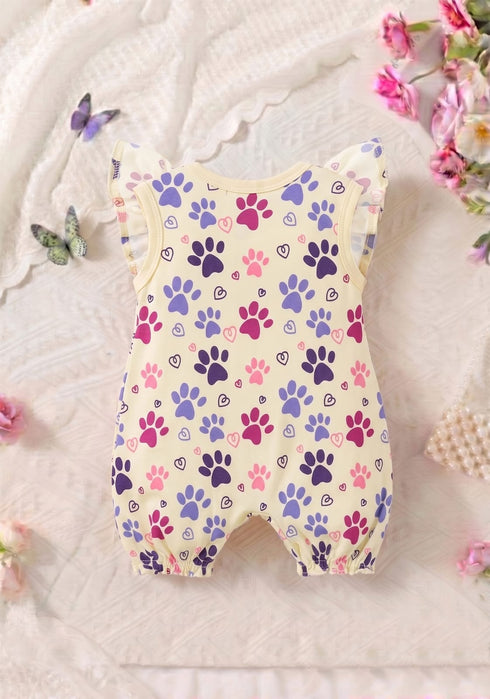Love Paws Magic Front Open Frill Romper