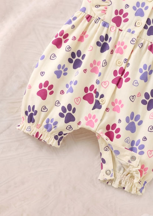 Love Paws Magic Front Open Frill Romper