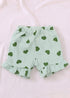 Green Hearts Bow Detail Frock Set