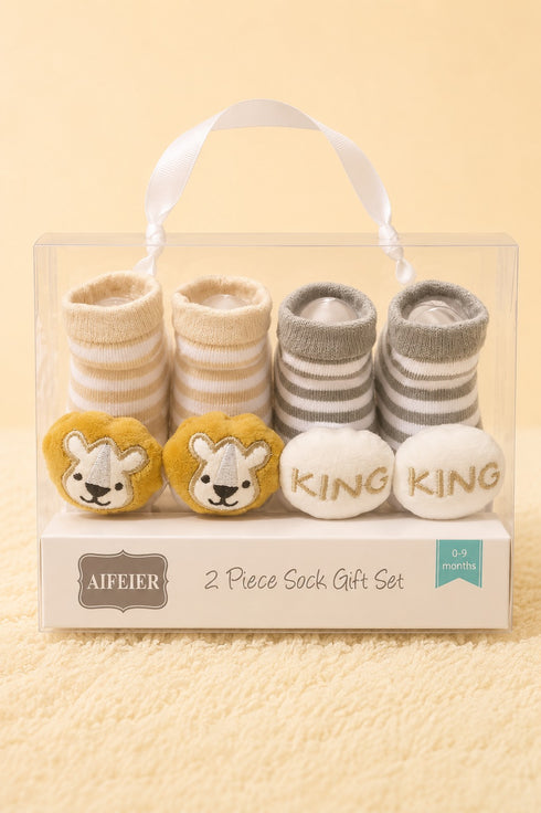 Lion & King Baby Socks Set (0-9 Months)