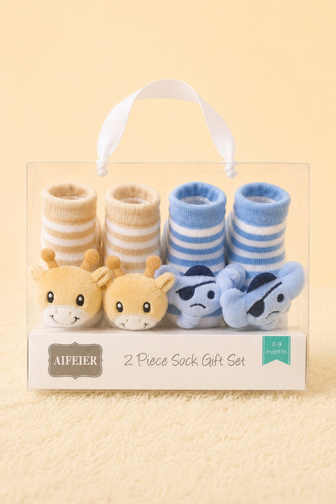 Animal Baby Socks Set (0-9 Months)