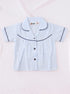 Sky Breeze Striped Night Suit Set