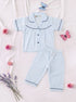 Sky Breeze Striped Night Suit Set