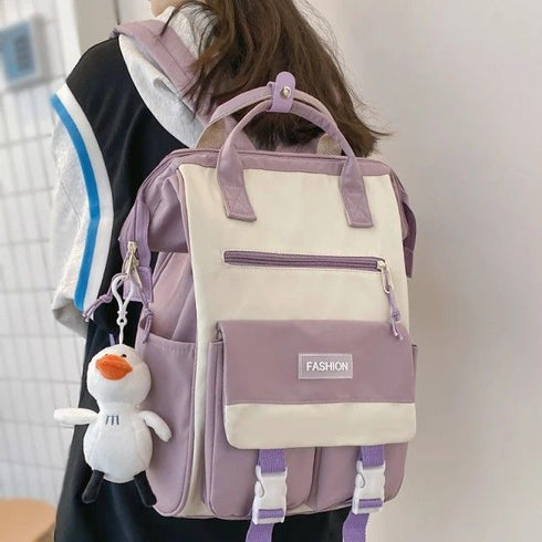 Light Purple Fashion Baby Diaper Bag