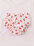 Japanese Style Floral Frock Set (Red)