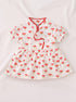 Japanese Style Floral Frock Set (Red)