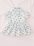 Japanese Style Floral Frock Set (Sky Blue)