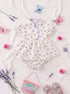Japanese Style Floral Frock Set (Purple)