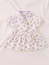 Japanese Style Floral Frock Set (Purple)