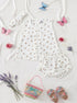 Leopard Bloom Bow Frock Set with Headband