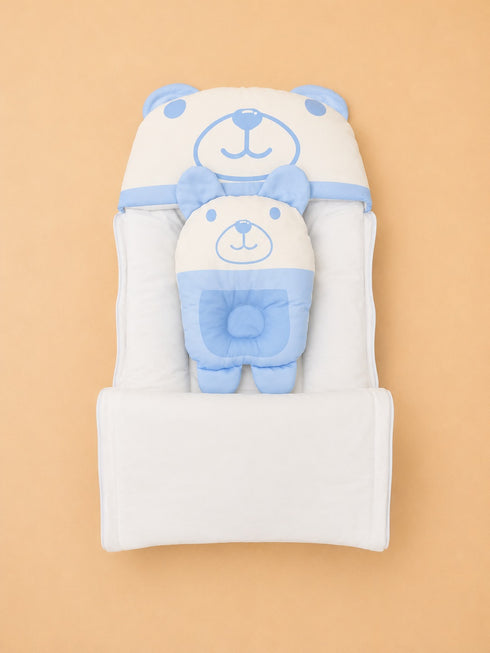Cuddle Bear Sleeping Carry Nest (Blue)