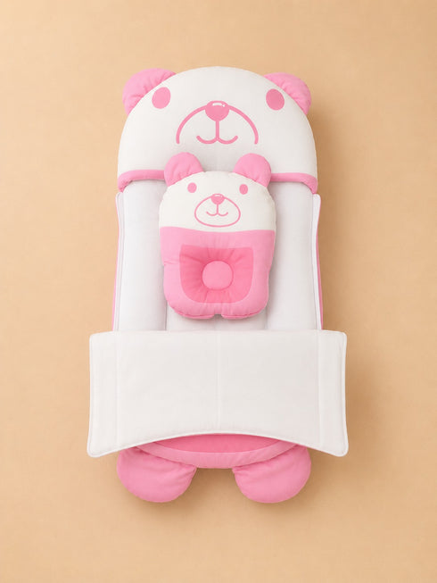 Cuddle Bear Sleeping Carry Nest (Pink)