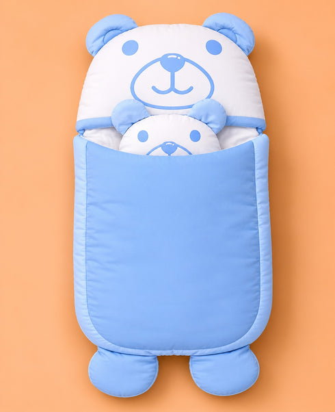Cuddle Bear Sleeping Carry Nest (Blue)
