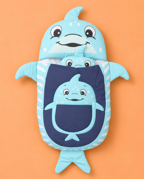 Little Fish Sleeping Carry Nest (Turquoise)