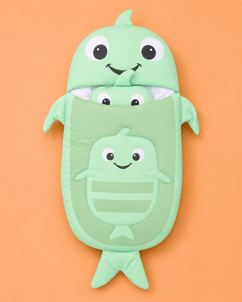 Little Fish Sleeping Carry Nest (Light Green)