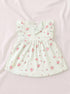 Pink Bloom Frilled Frock Set