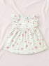 Pink Bloom Frilled Frock Set