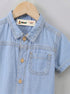 Light Blue Denim Button-Down Shirt