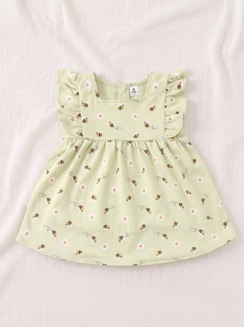 Bee & Bloom Frilled Frock Set