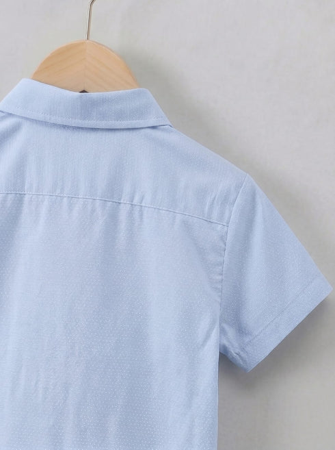 Blue Classic Button-Down Shirt