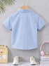 Blue Classic Button-Down Shirt
